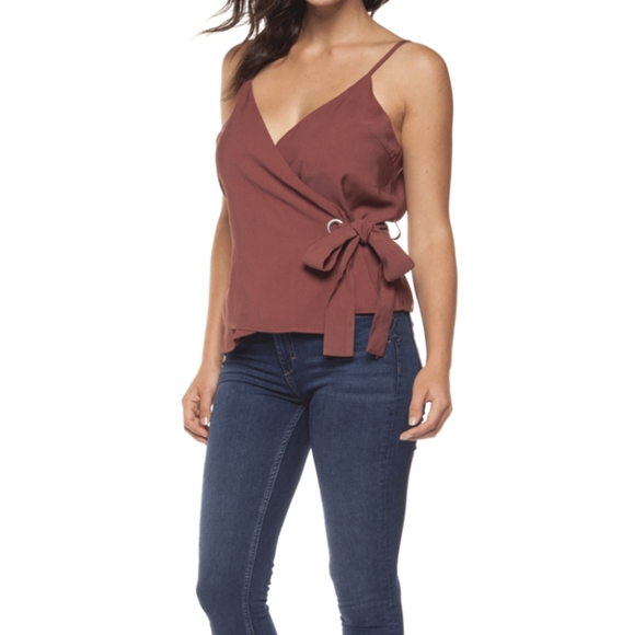 Black Tape wrap top